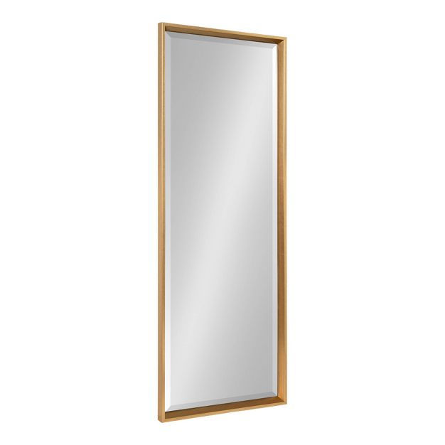 Photo 1 of 17.5" x 49.5" Calter Full Length Wall Mirror Gold - Kate and Laurel

