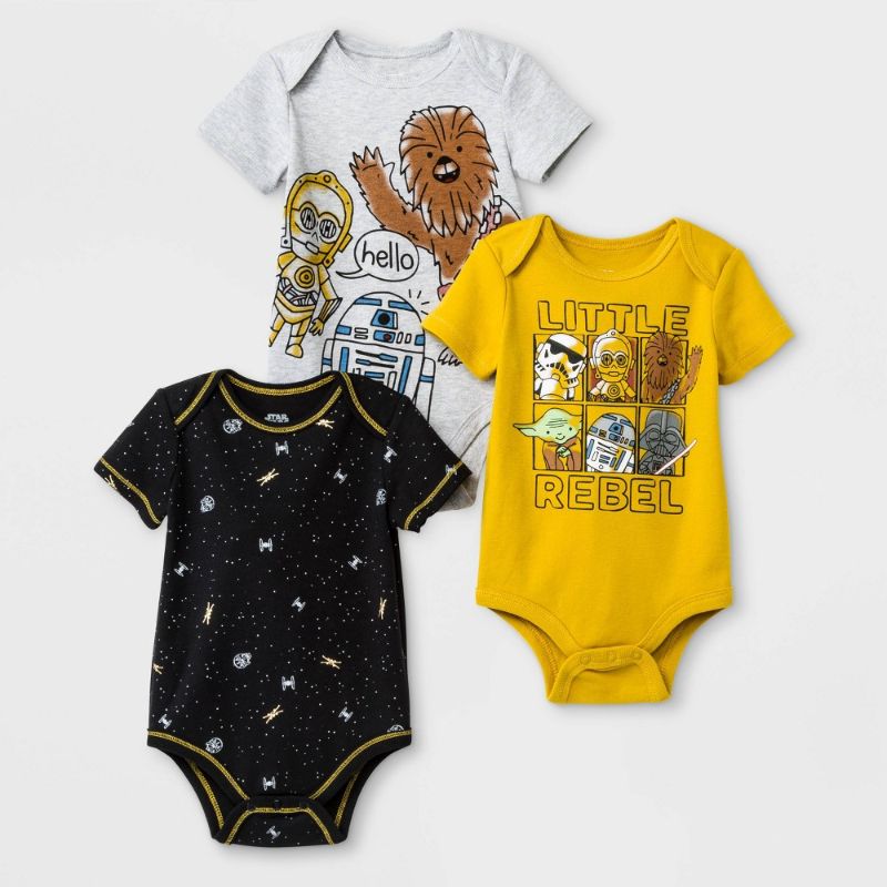 Photo 1 of Baby Boys' 3pk Star Wars Bodysuit -
