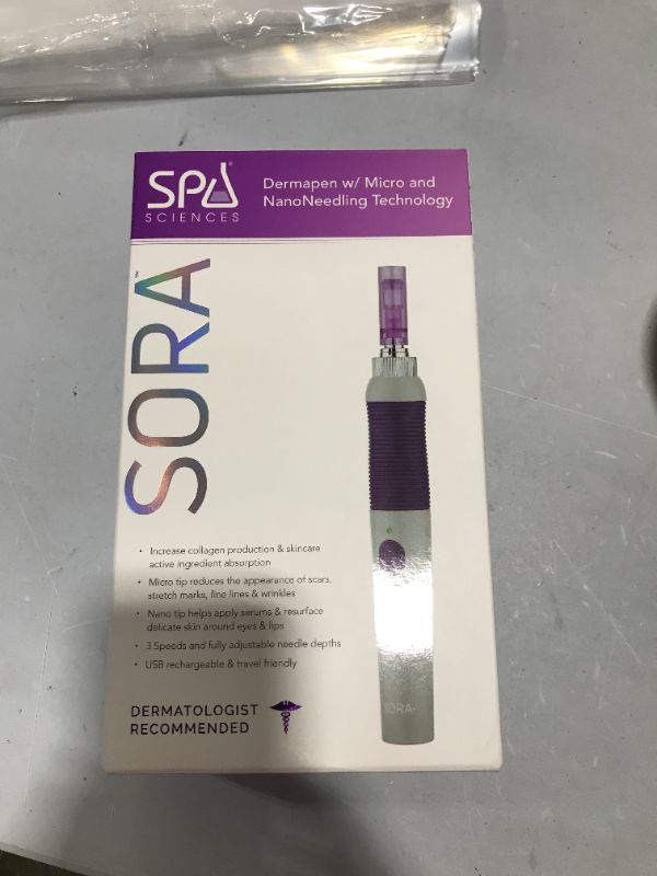 Photo 2 of Spa Sciences SORA Microneedle Derma Pen System - USB Rechargeable - 1.0 Ea
