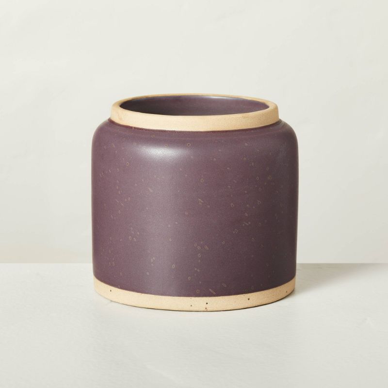 Photo 1 of Apple Orchard Speckled Ceramic Multi-Wick Seasonal Candle Dark Brown - Hearth & Hand™ with Magnolia
