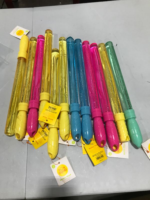 Photo 2 of 12pk 4oz Bubble Wands - Sun Squad