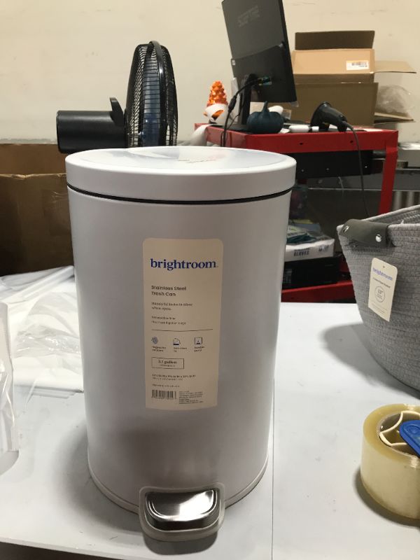 Photo 2 of 12L Round Step Trash Can - Brightroom