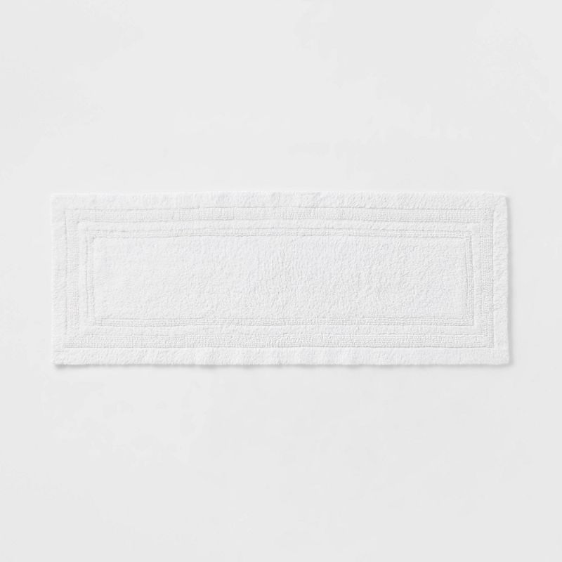 Photo 1 of 22"x60" Performance Cotton Reversible Bath Runner - Threshold™
