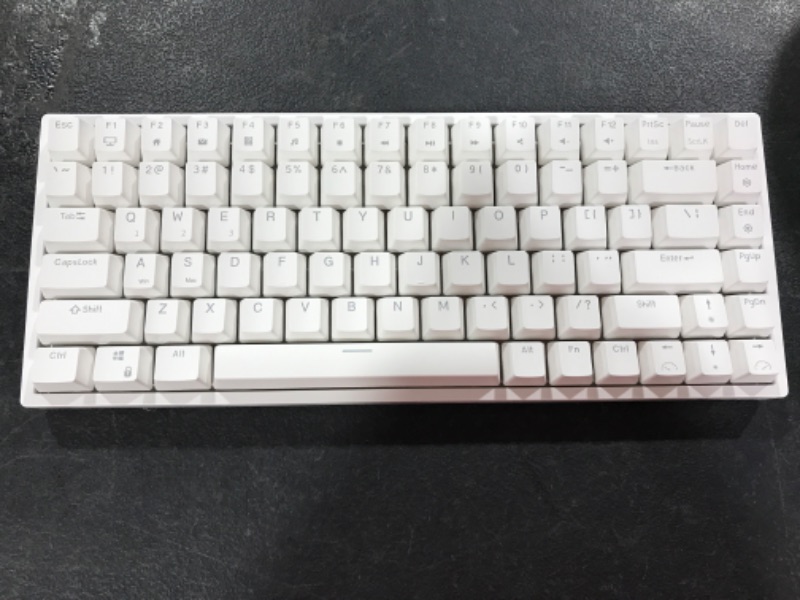 Photo 2 of RK ROYAL KLUDGE RK84 RGB 75% Triple Mode BT5.0/2.4G/USB-C Hot Swappable Mechanical Keyboard, 84 Keys Wireless Bluetooth Gaming Keyboard, Tactile Brown Switch
