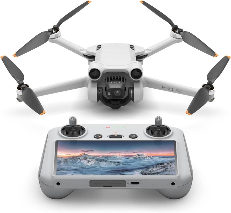 Photo 1 of -----PARTS ONLY------ DJI Mini 3 Pro (DJI RC) – Lightweight and Foldable Camera Drone with 4K/60fps Video, 48MP Photo, 34-min Flight Time, Tri-Directional Obstacle Sensing, Ideal for Aerial Photography and Social Media
