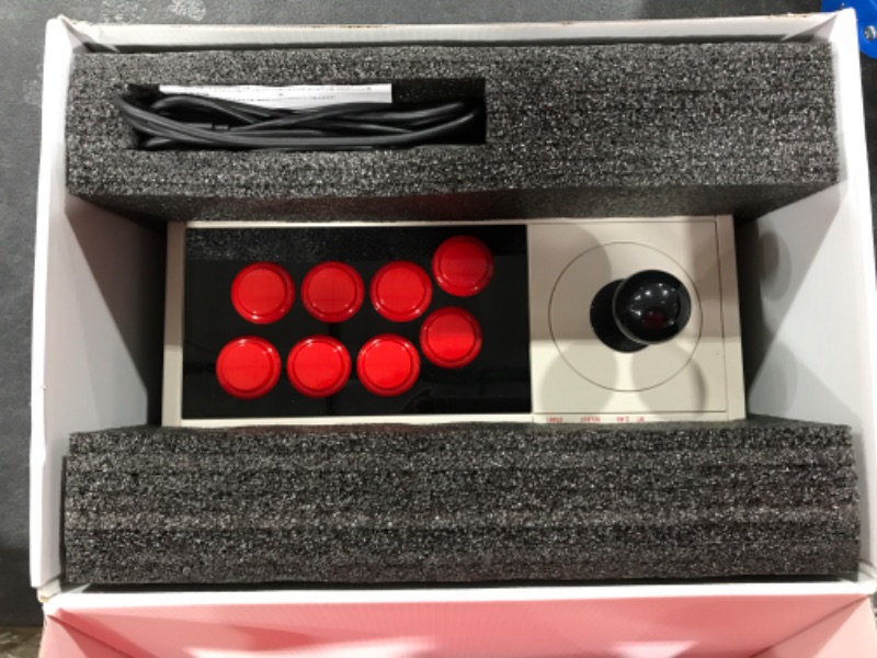 Photo 2 of 8Bitdo Arcade Stick for Switch & Windows, Arcade Fight Stick Support Wireless Bluetooth, 2.4G Receiver and Wired Connection
