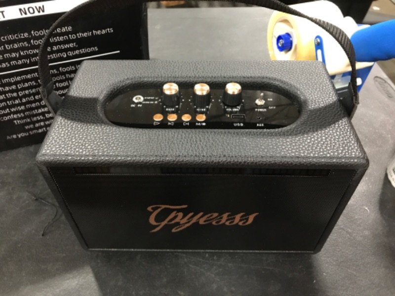 Photo 2 of TYPESSS PORTABLE BLUETOOTH SPEAKER