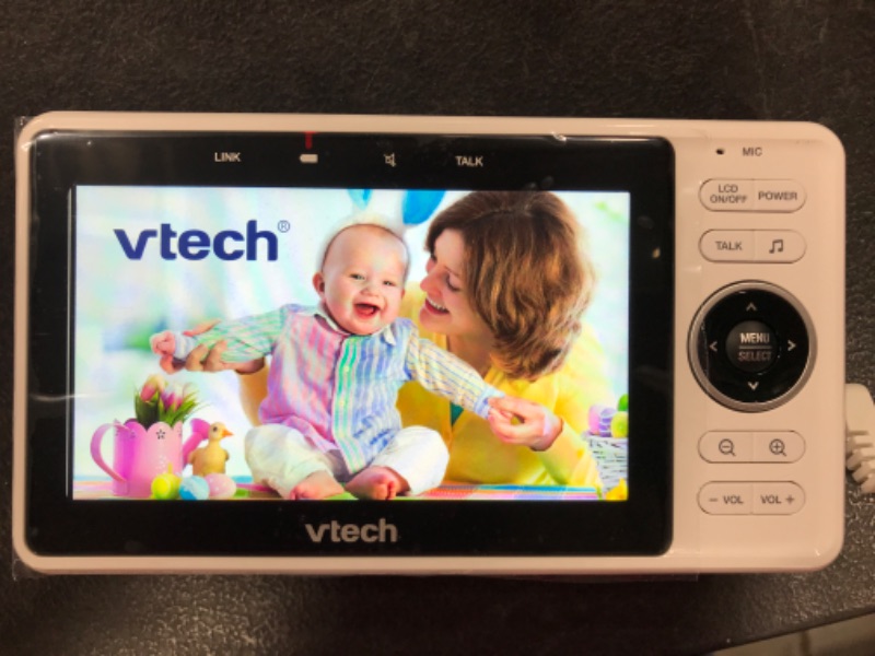 Photo 4 of VTech Upgraded Smart WiFi Baby Monitor VM901, 5-inch 720p Display, 1080p Camera, HD NightVision, Fully Remote Pan Tilt Zoom, 2-Way Talk, Free Smart Phone App, Works with iOS, Android
