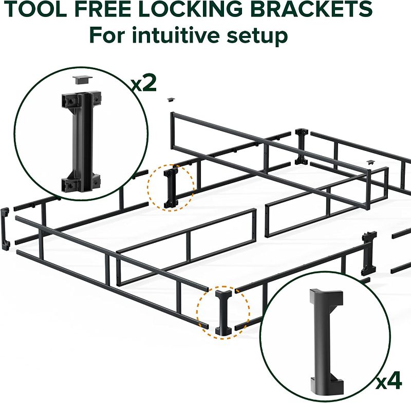 Photo 1 of ZINUS Metal Smart Box Spring with Quick Assembly / Easy Assembly, Full
