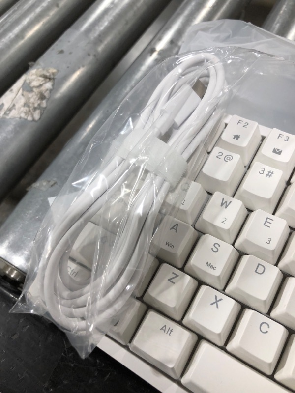 Photo 1 of RK ROYAL KLUDGE RK84 RGB 75% Triple Mode BT5.0/2.4G/USB-C Hot Swappable Mechanical Keyboard, 84 Keys Wireless Bluetooth Gaming Keyboard, Clicky Blue Switch
