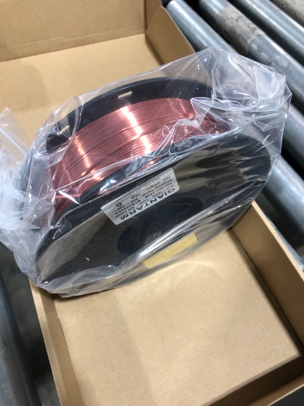 Photo 3 of GIANTARM 3D Printer Filament, Silk Copper Pla Filament, 1Kg(2.2lbs) Spool, 1.75mm Dimension Accuracy +/- 0.03mm, 3D Printing Filament
