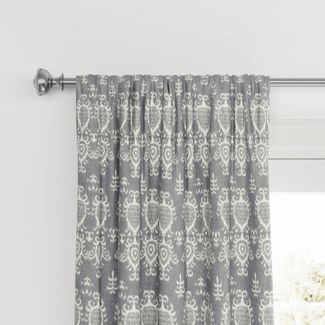 Photo 1 of 1pc Blackout Printed Matelasse Window Curtain Panel - Threshold™