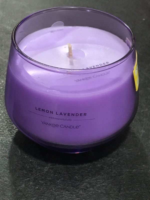 Photo 2 of 10 oz. 1-Wick Studio Collection Glass Candle Lemon Lavender - Yankee Candle