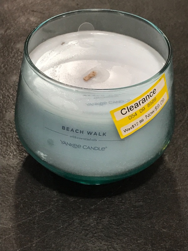 Photo 2 of 10 oz. 1-Wick Studio Collection Glass Candle Beach Walk - Yankee Candle