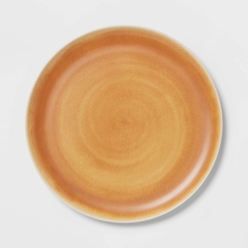 Photo 1 of 10.5" Bamboo and Melamine Dinner Plate Gold - Pack of 6 
