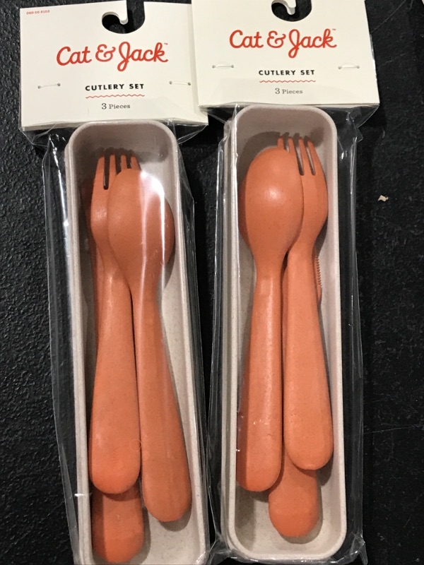 Photo 2 of 2 Pack of Flatware Set - Cat & Jack™
