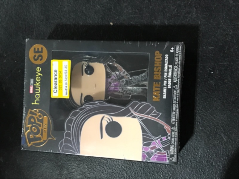 Photo 2 of Funko Pop Pin Marvel Kate Bishop SE NEW SEALED ENAMAL GLOW in DARK HAWKEYE Toy
