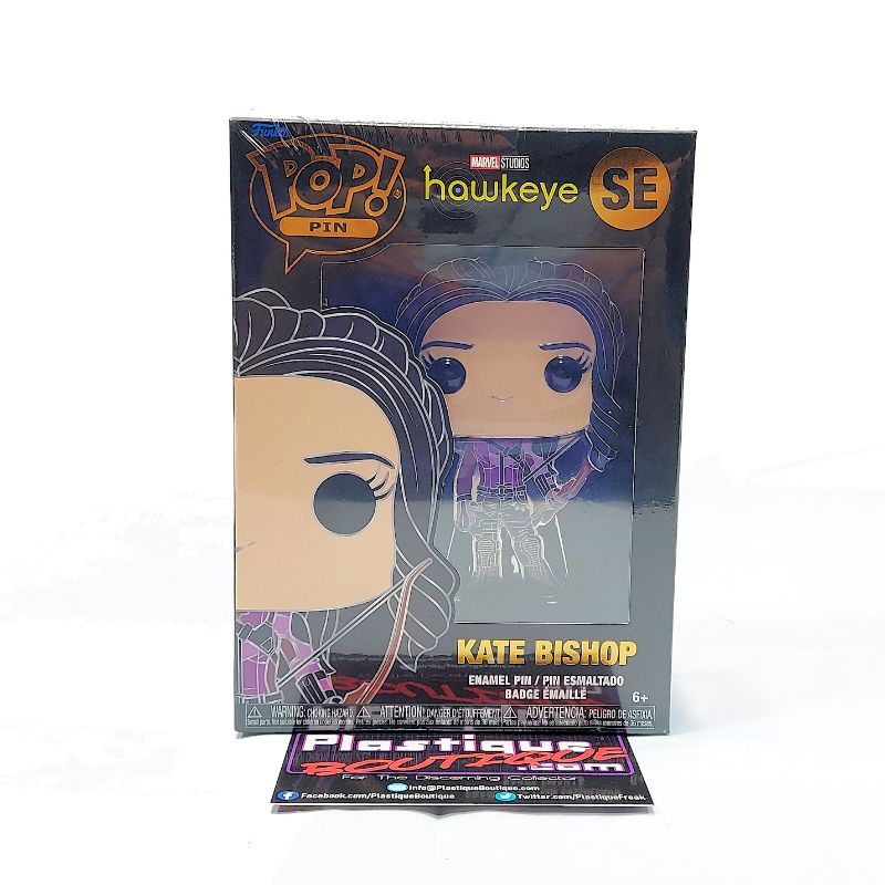 Photo 1 of Funko Pop Pin Marvel Kate Bishop SE NEW SEALED ENAMAL GLOW in DARK HAWKEYE Toy
