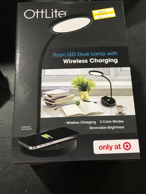 Photo 2 of LED Ryan Wireless Charging Desk Lamp
