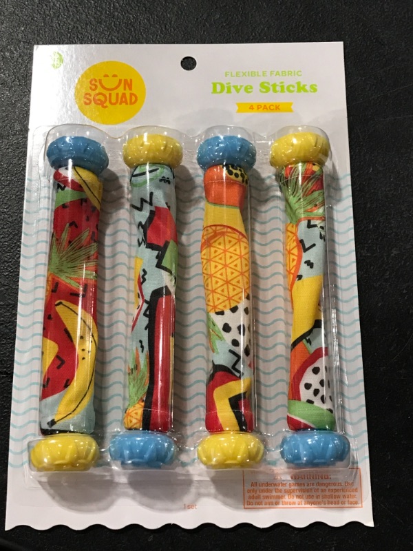 Photo 1 of 4pk Dizzy Dive Stick - Sun Squad
