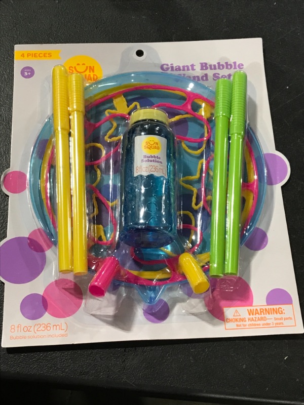 Photo 2 of Giant Bubble Wand 2pk - Sun Squad
