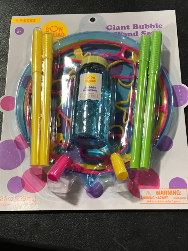 Photo 2 of Giant Bubble Wand 2pk - Sun Squad
