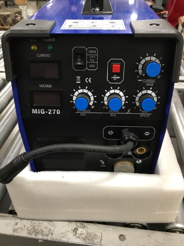 Photo 3 of 
Mophorn MIG Welder 270 Amp MIG TIG Arc Welder 3 in 1 Welder Welding Machine 110V 220V TIG Welder Lift ARC Welder MMA Stick IGBT DC Inverter Welder Digital Display Combo Welding Machine
