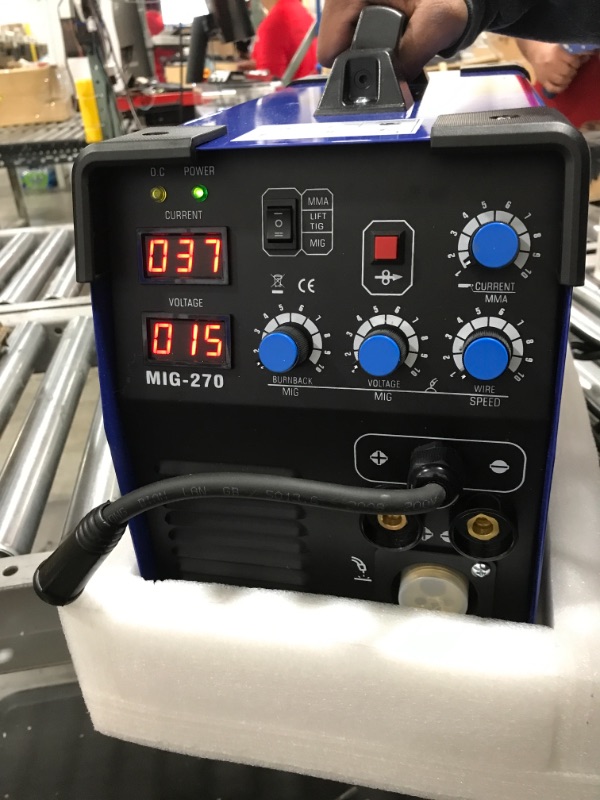 Photo 4 of 
Mophorn MIG Welder 270 Amp MIG TIG Arc Welder 3 in 1 Welder Welding Machine 110V 220V TIG Welder Lift ARC Welder MMA Stick IGBT DC Inverter Welder Digital Display Combo Welding Machine
