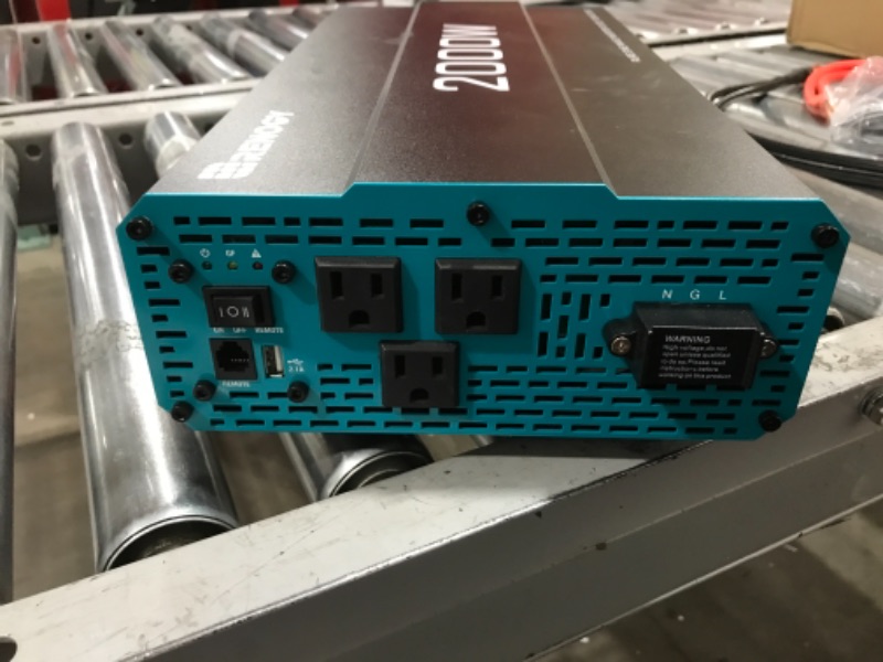Photo 1 of Renogy 2000W 12V Pure Sine Wave Inverter