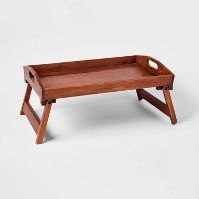 Photo 1 of 22" x 14" Wood Signature Bed Tray - Threshold™