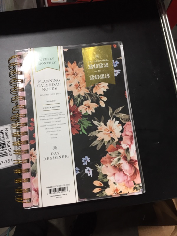 Photo 2 of 2022-23 Academic Planner Weekly/Monthly CYO Notes 5.875x8.625 Romance - Day Designer