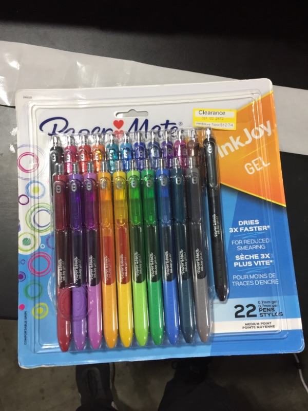 Photo 2 of Paper-Mate SANFORD CORP Sanford PAP2062225 InkJoy Retractable Gel Pen44 0.7mm44 Assorted Color