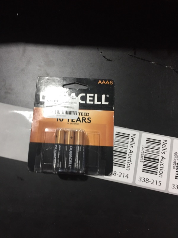 Photo 2 of Duracell Batteries, Alkaline, AAA, 1.5 V, 6 Pack - 6 batteries