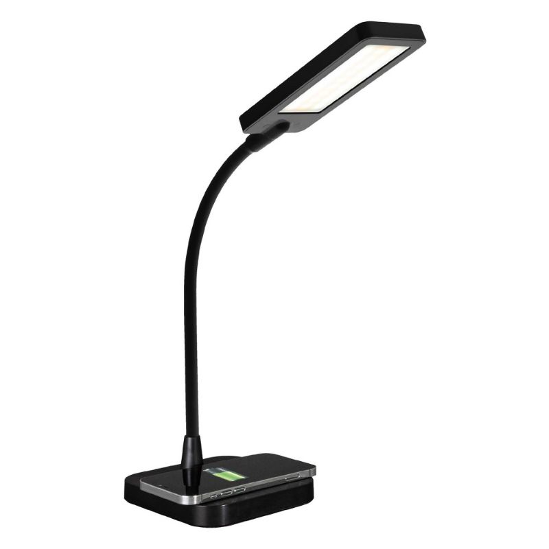 Photo 1 of LED Riley Wireless Charging Desk Lamp - OttLite

