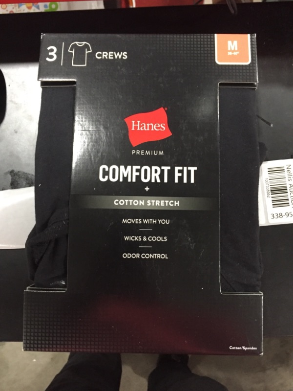 Photo 2 of Hanes Preiu Black Label En's Crew Neck Undershirt -
