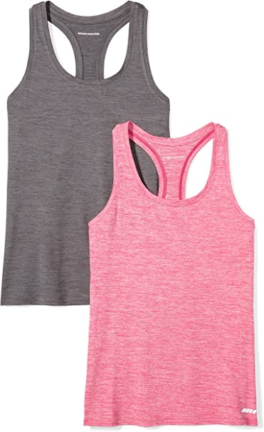Photo 1 of Amazon Essentials Women's Tech Stretch Racerback Tank Top (Available in Plus Size), Multipacks
SIZE XL 