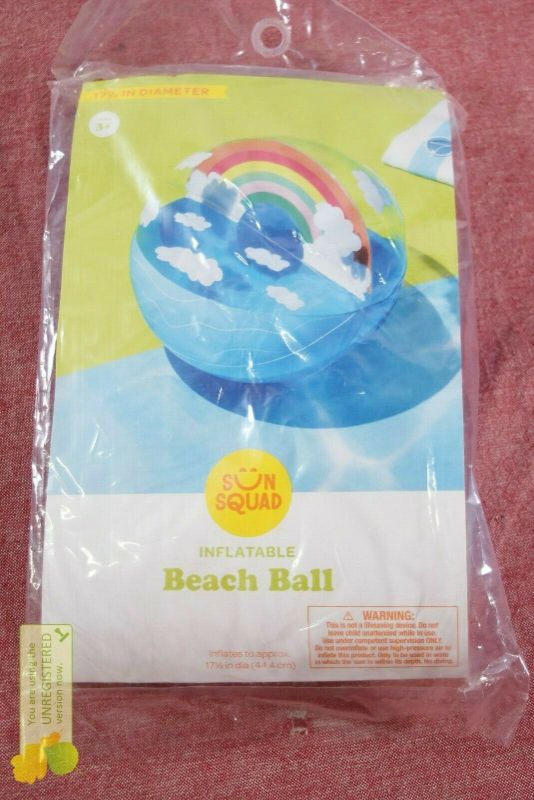 Photo 1 of 17.5 Beach Ball Rainbow - Sun Squad
