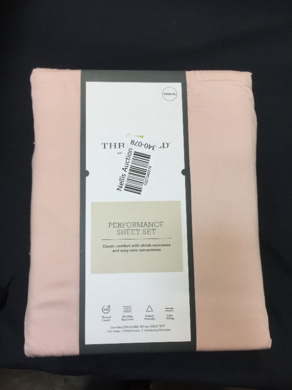 Photo 2 of 400 Thread Count Solid Performance Sheet Set - Threshold
