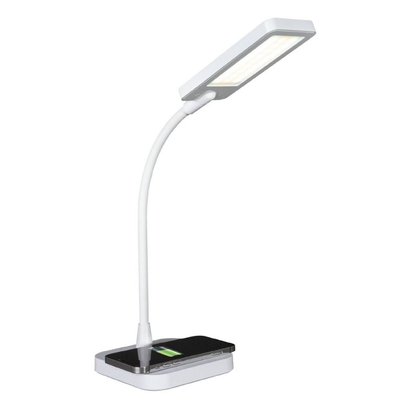 Photo 1 of LED Riley Wireless Charging Desk Lamp - OttLite
