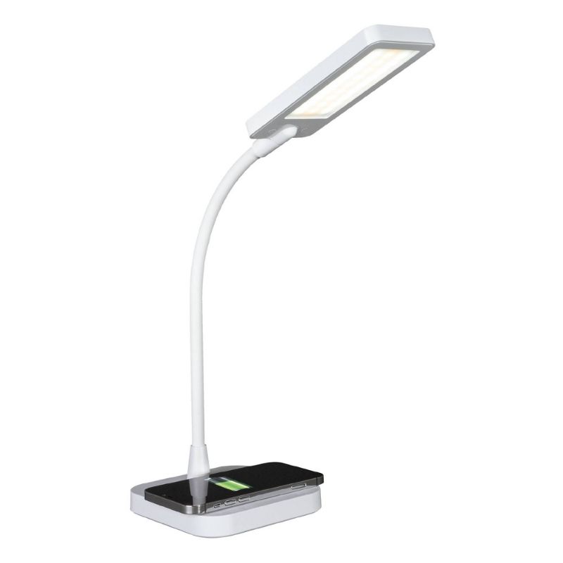 Photo 1 of LED Riley Wireless Charging Desk Lamp - OttLite

