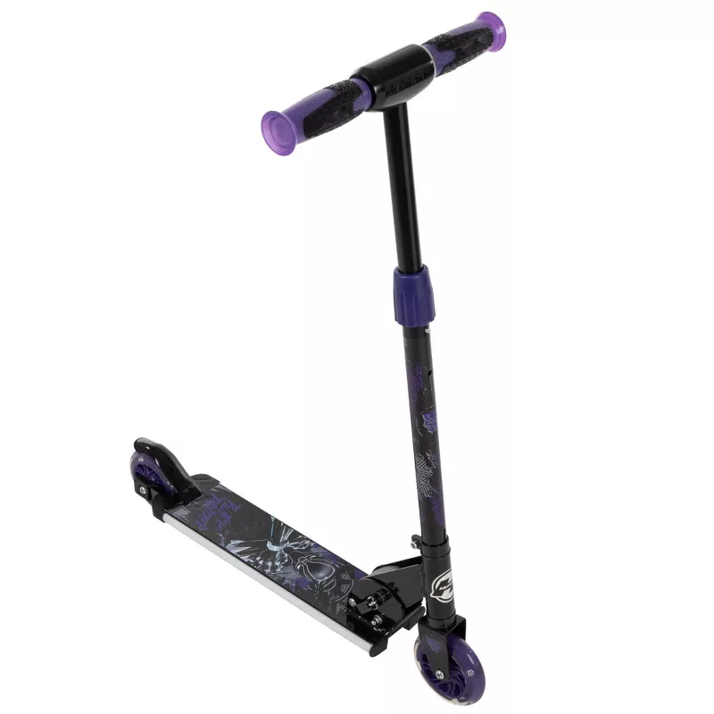 Photo 1 of Huffy Black Panther Electro Light In Line 100mm Kids' Kick Scooter - Black

