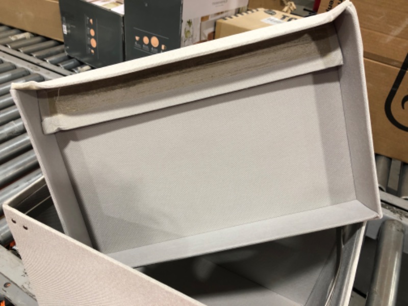 Photo 2 of Threshold Fabric File Box Gray
