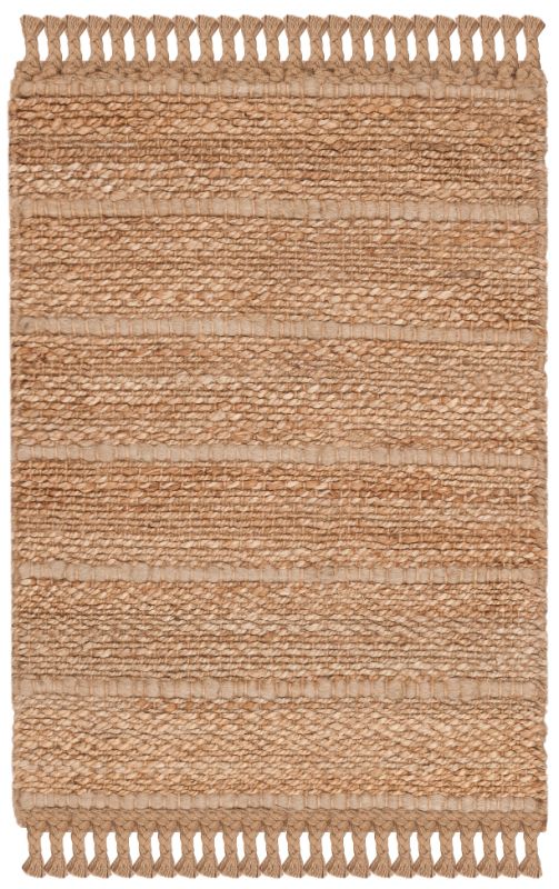 Photo 1 of 2'x3' Solid Woven Accent Rug Natural/Light Gray - Safavieh
