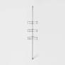 Photo 1 of Aluminum Corner Tension Pole Caddy Gray - Threshold™

