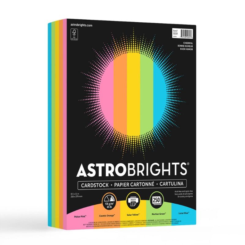 Photo 1 of 8.5x11 250-Sheet Cardstock Cheerful - Astrobrights
