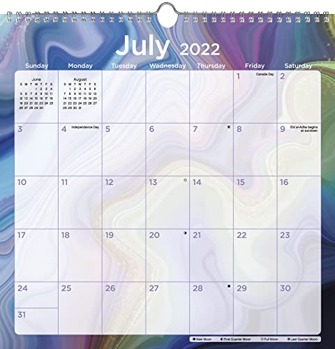Photo 1 of 2022-2023 Agate Academic Spiral Wall Calendar (July 2022 - June 2023)
