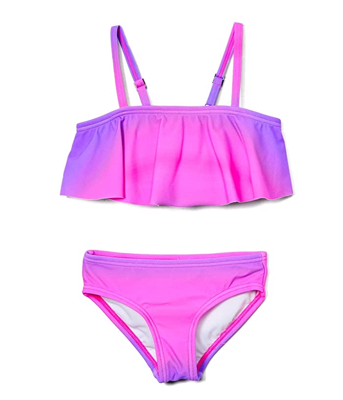 Photo 1 of Kanu Surf Girls' Karlie Flounce Bikini Beach Sport 2 Piece Swimsuit. size 10
