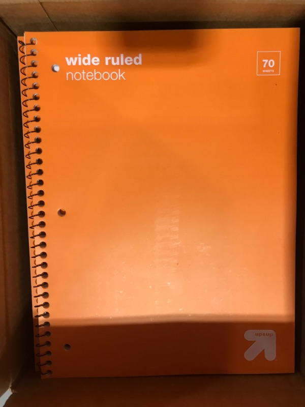 Photo 1 of BUNDLE OF 20 orange 70 sheet notebooks 