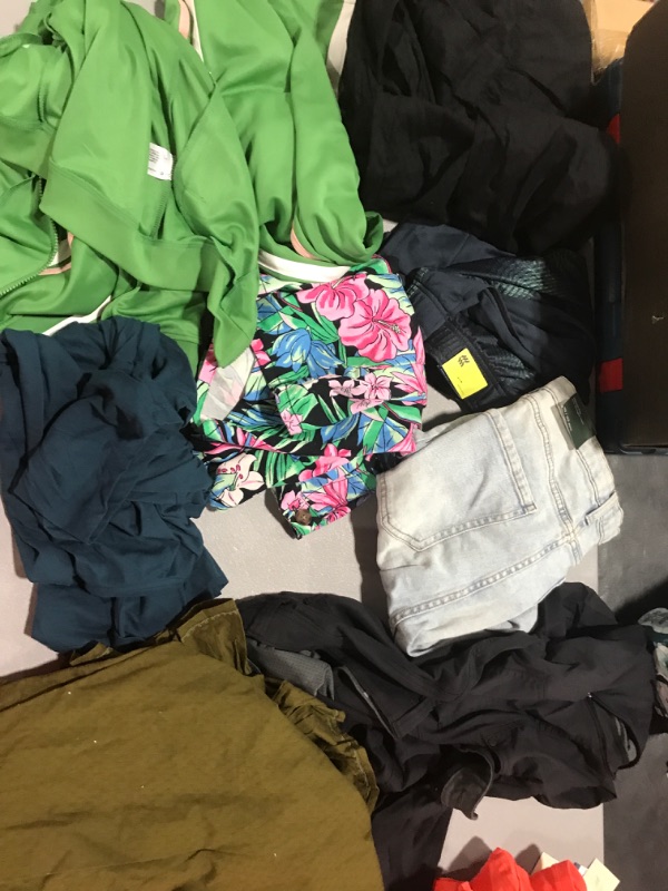 Photo 2 of bundle of adult clothes men and female various styles various sizes 