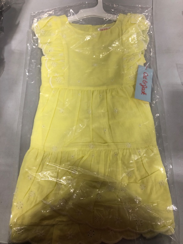 Photo 2 of CAT & JACK YELLOW KIDS DRESS 4T